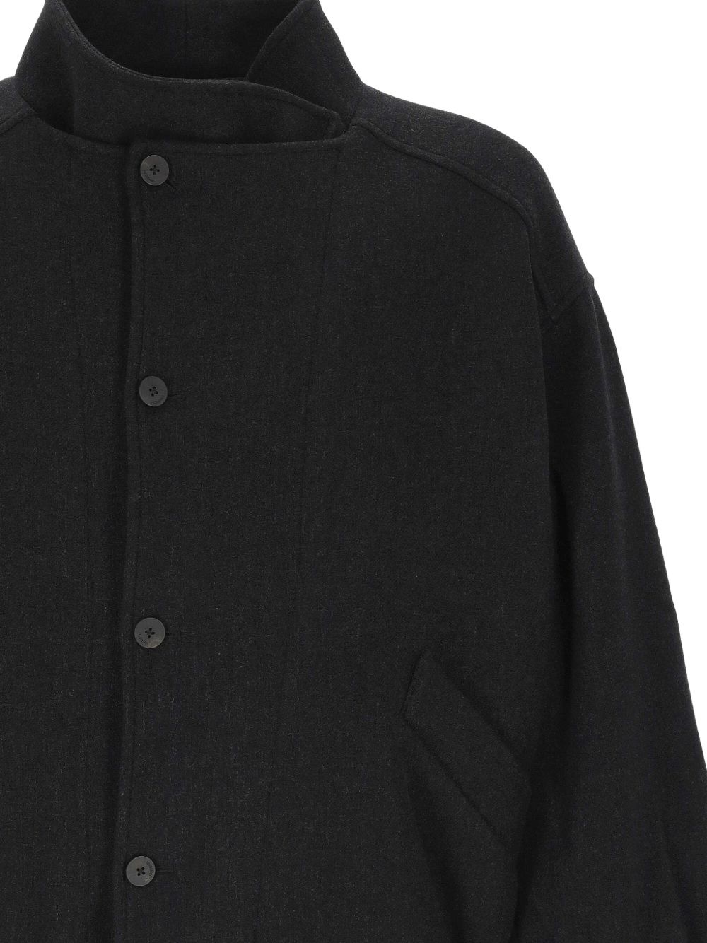 JACQUEMUS Giacca Carrera grigio scuro in misto lana