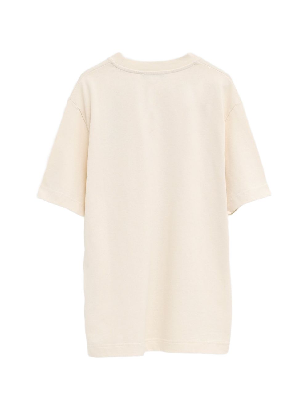 JACQUEMUS T-shirt nera in cotone con stampa Palmier