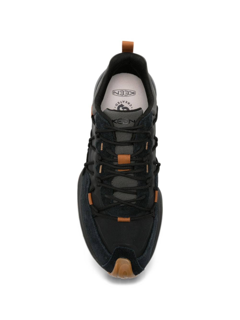 KEEN Sneakers Uneek Black in pelle scamosciata nera