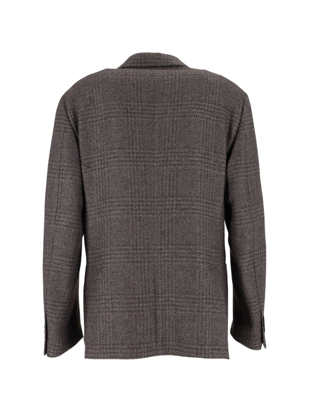 LARDINI Giacca da uomo grigia in misto lana con tasche