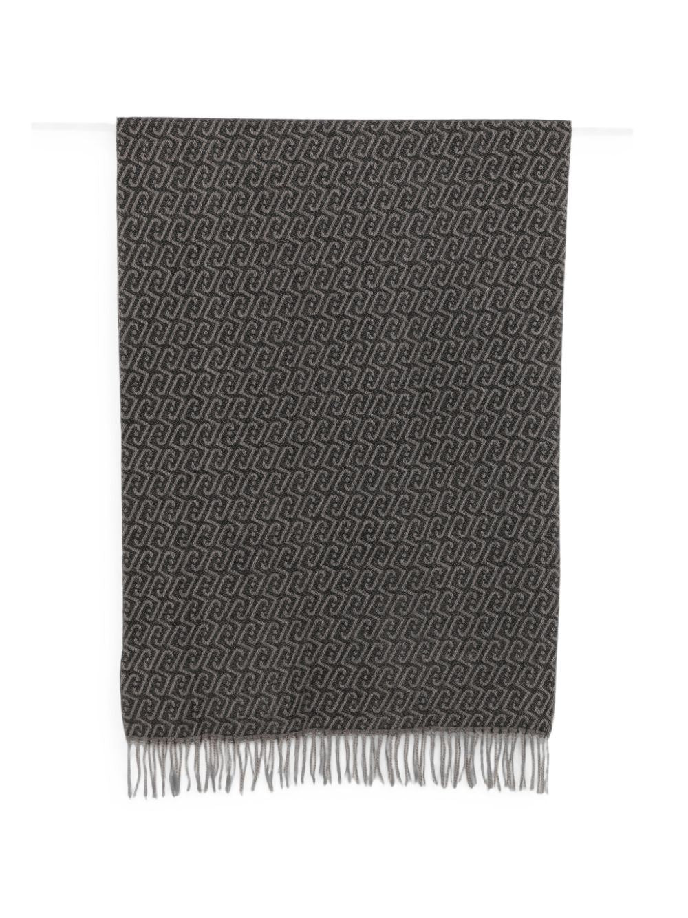 LIUJO Sciarpa grigio antracite con frange