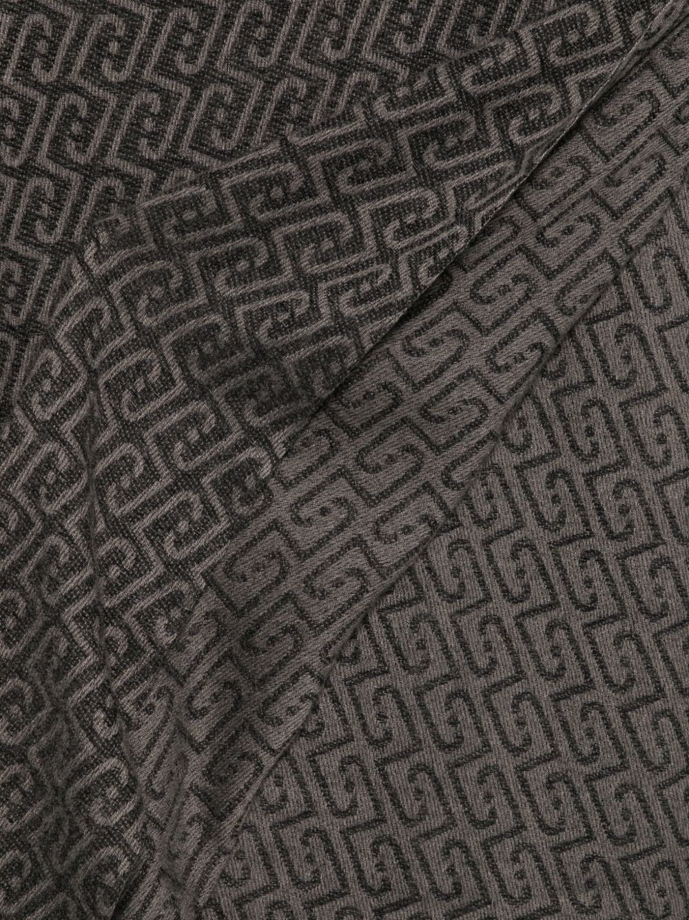 LIUJO Sciarpa grigio antracite con frange