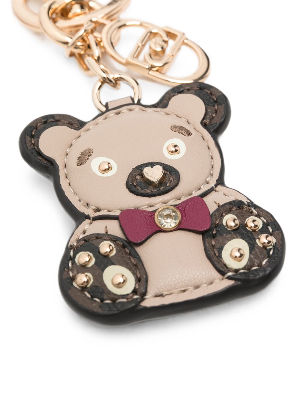 LIUJO Portachiavi Koala in ecopelle marrone
