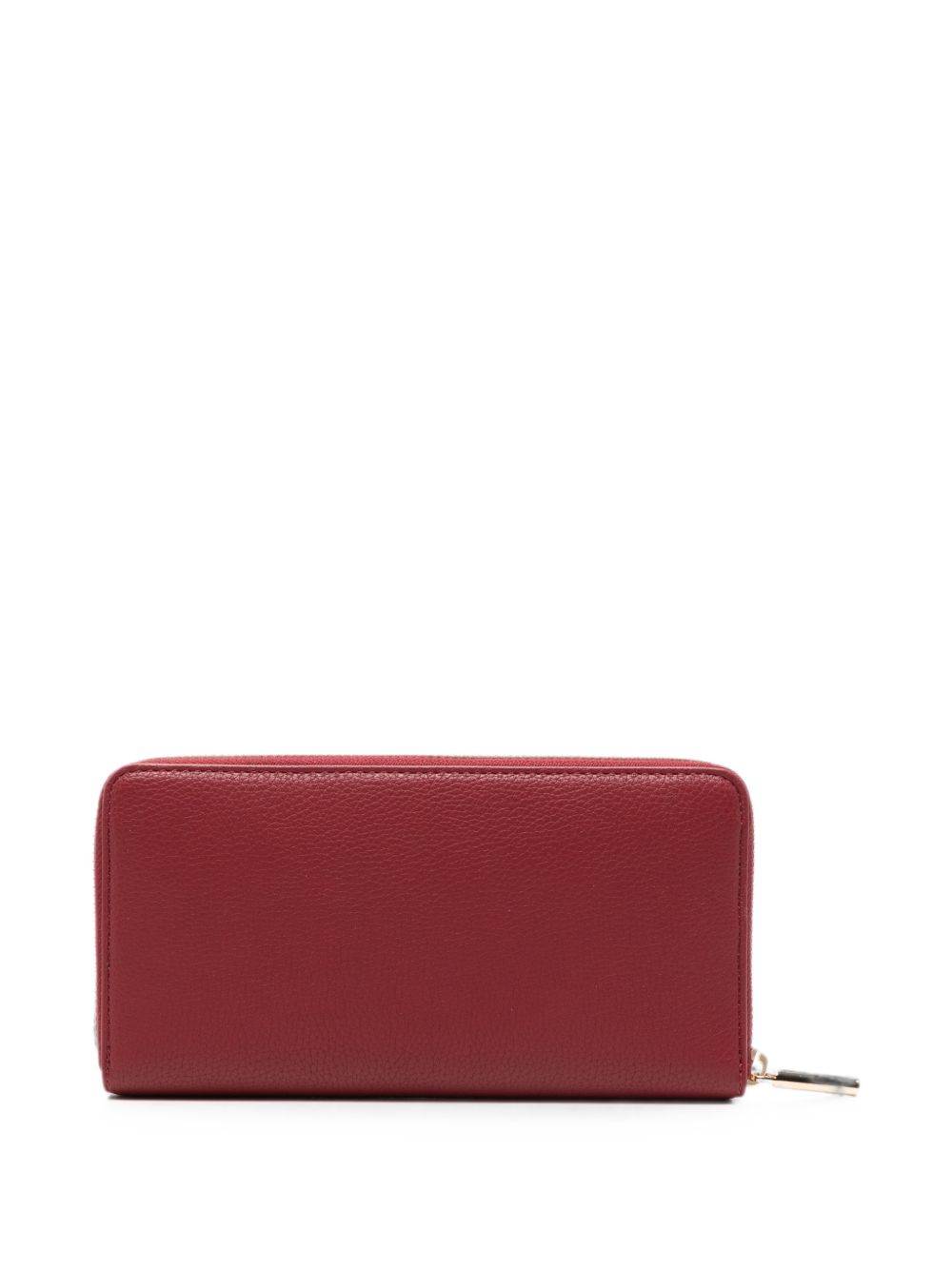 LIUJO Portafoglio rosso in ecopelle con placca logo