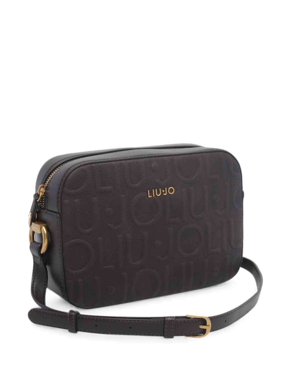 LIUJO Borsa a bauletto in ecopelle con placca logo