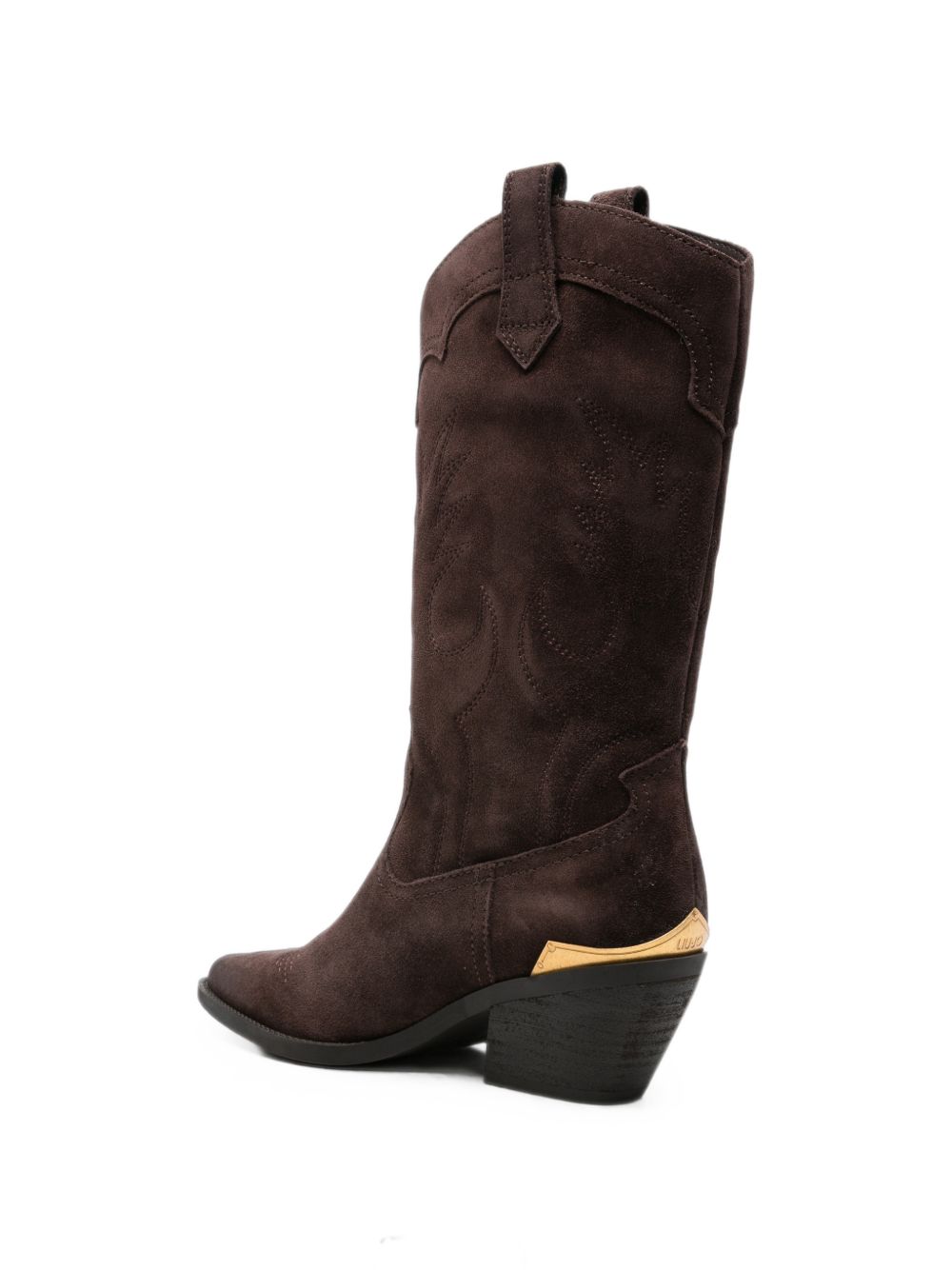 LIUJO Stivaletti camperos Austin Moka in suede marrone