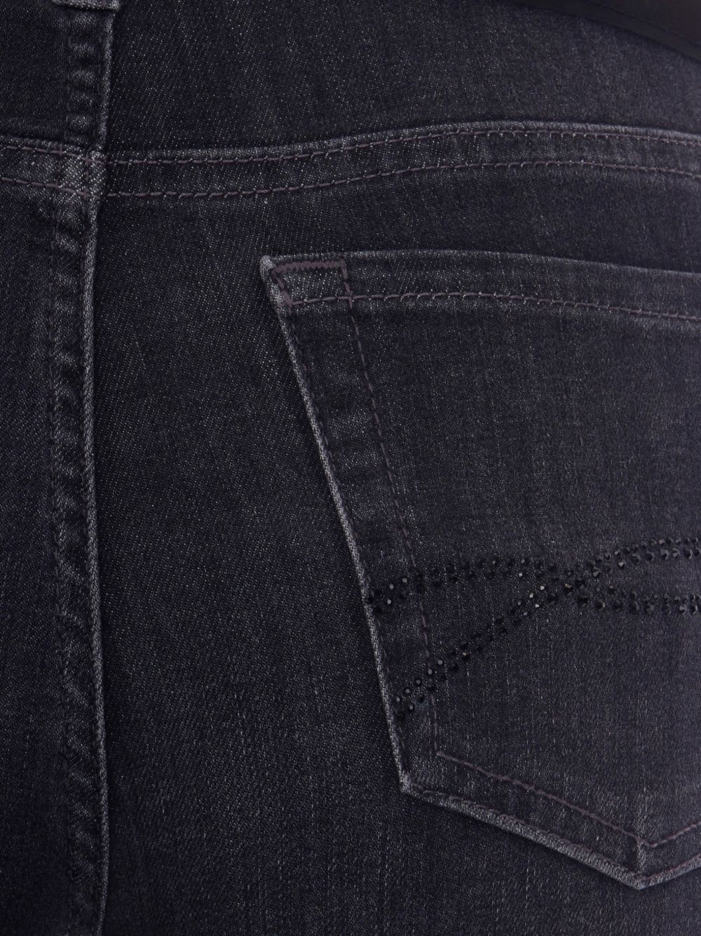 LIUJO Jeans neri slim con tasche
