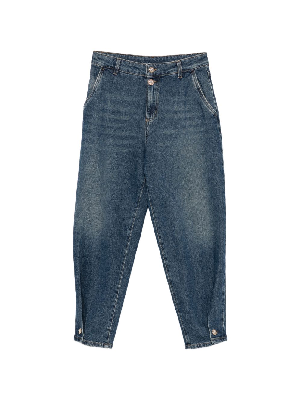 LIUJO Jeans blu barrel con tasche