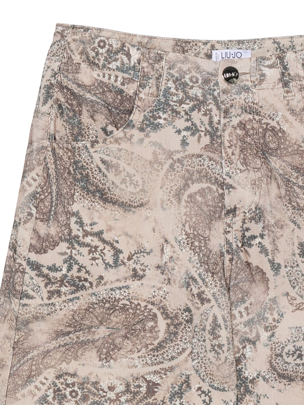 LIUJO Pantaloni in cotone con stampa colorata