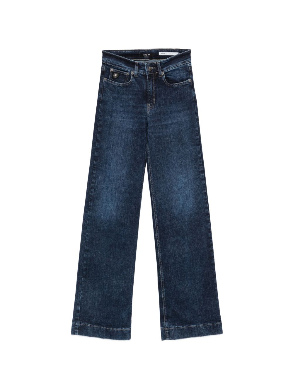 LOIS Jeans blu con tasche ed effetto washed