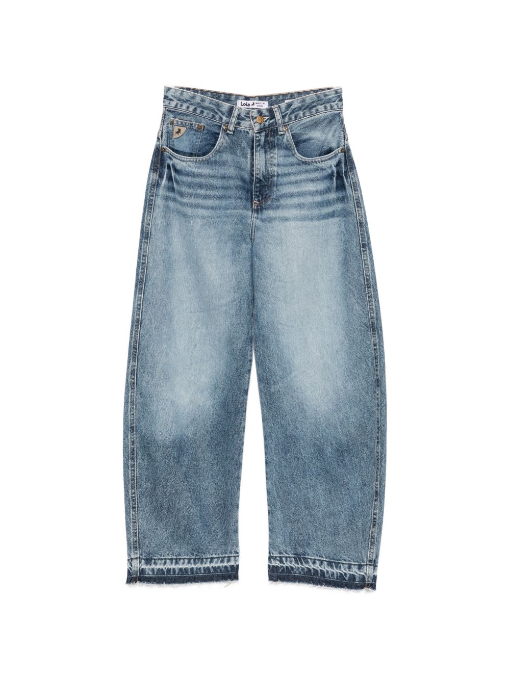 LOIS Jeans barrel blu chiaro con effetto washed e tasche