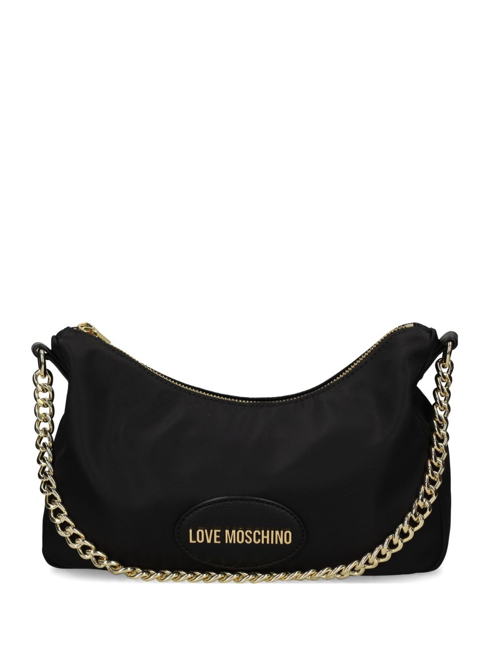LOVE MOSCHINO Borsa a spalla nera con catena