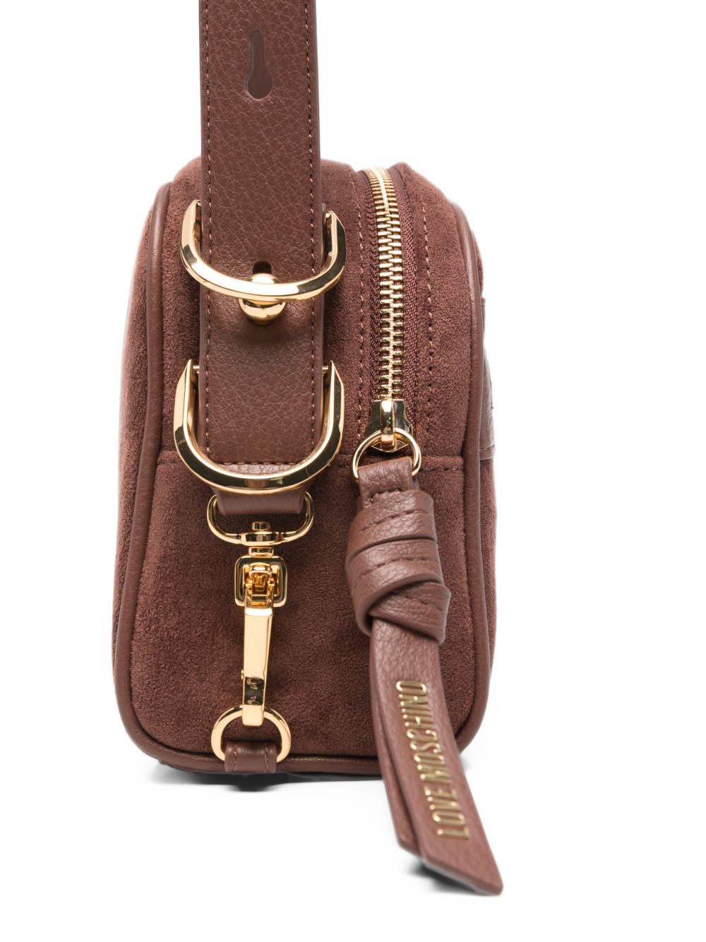 LOVE MOSCHINO Borsa a tracolla effetto velluto