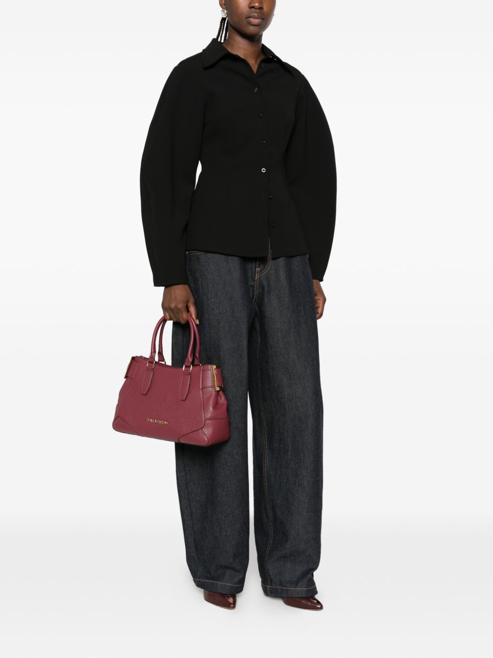 LOVE MOSCHINO Borsa a mano color vino