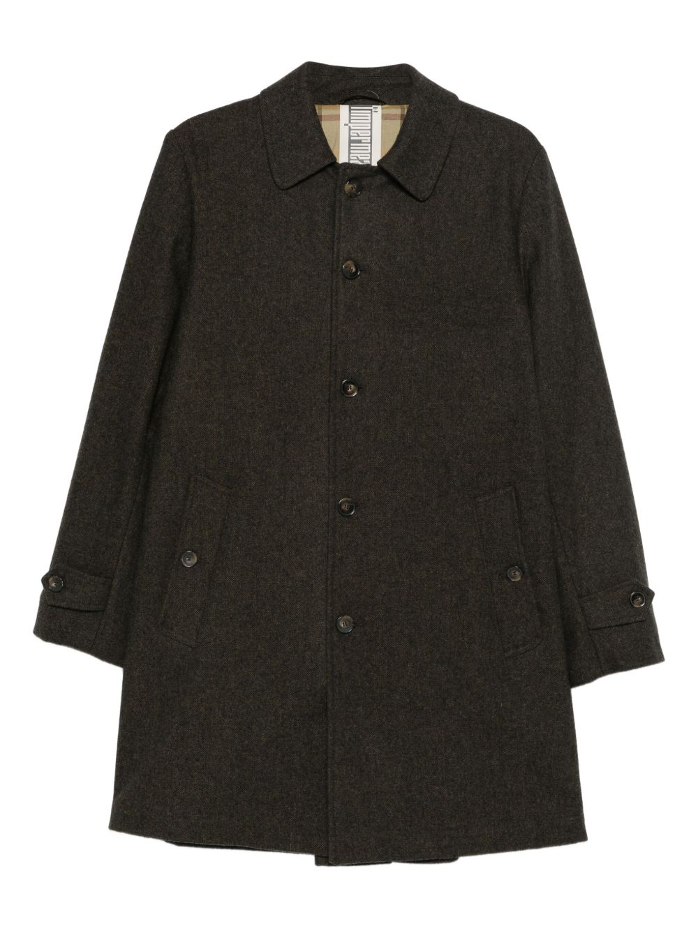 L IMPERMEABILE Cappotto Harry New Loden monopetto in misto lana