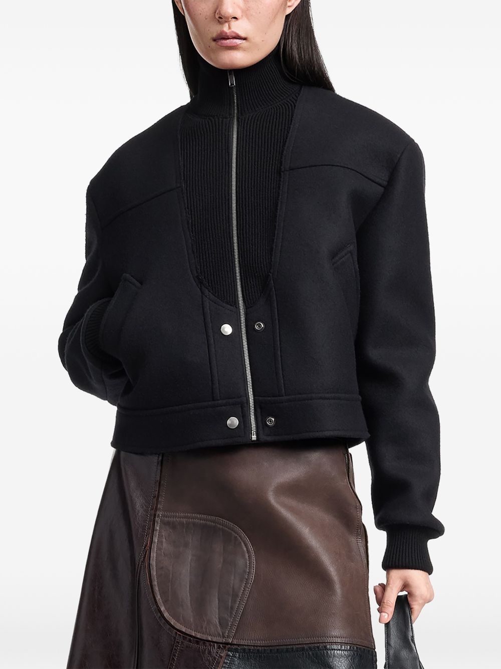 MAISON MARGIELA Bomber Corto in Lana Vergine