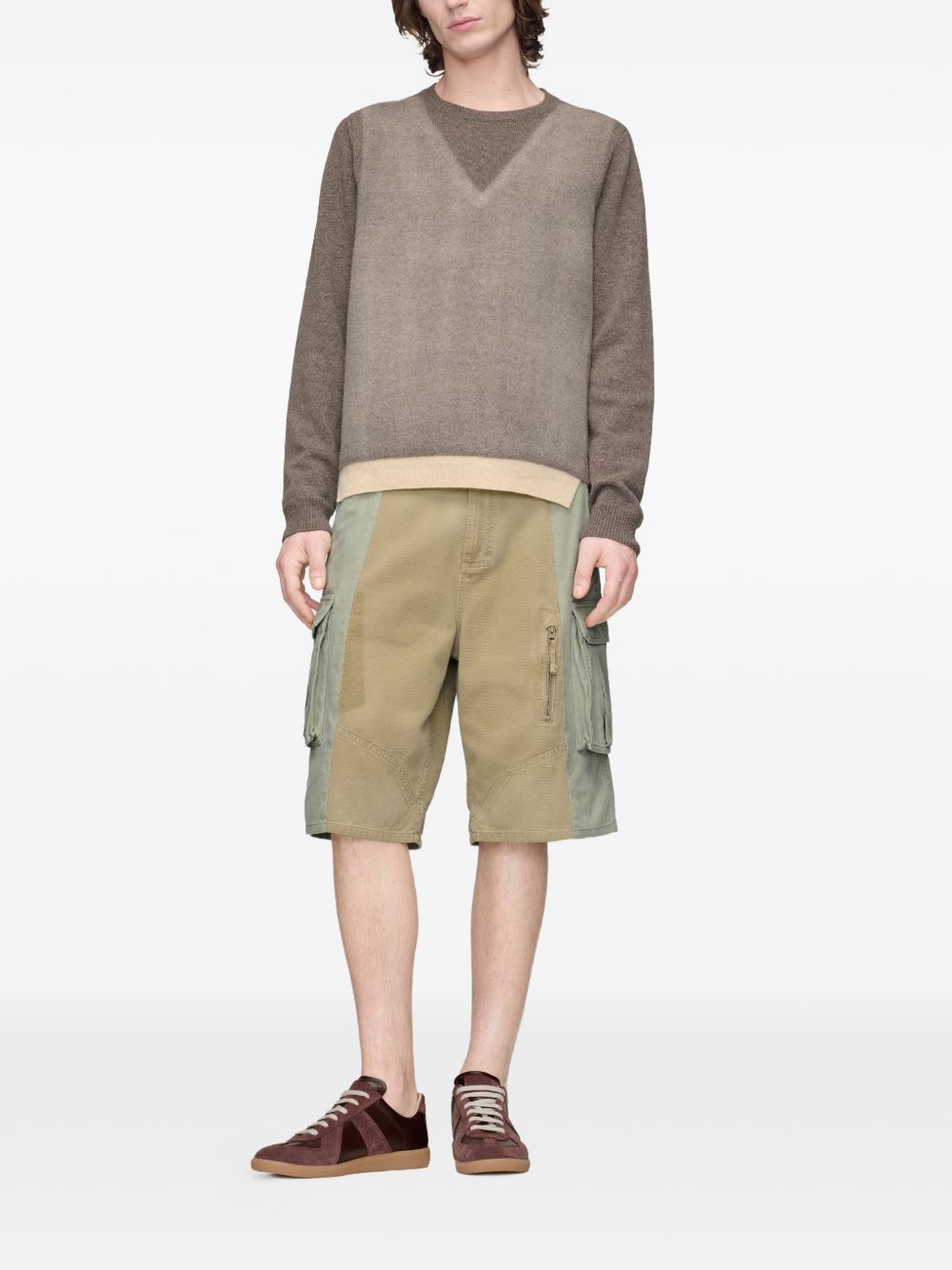 MAISON MARGIELA Maglione Fused Knit con effetto trompe-l'œil