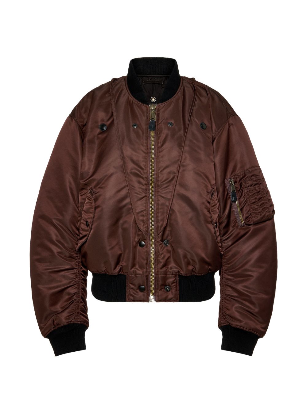 MAISON MARGIELA Giubbotto imbottito reversibile marrone