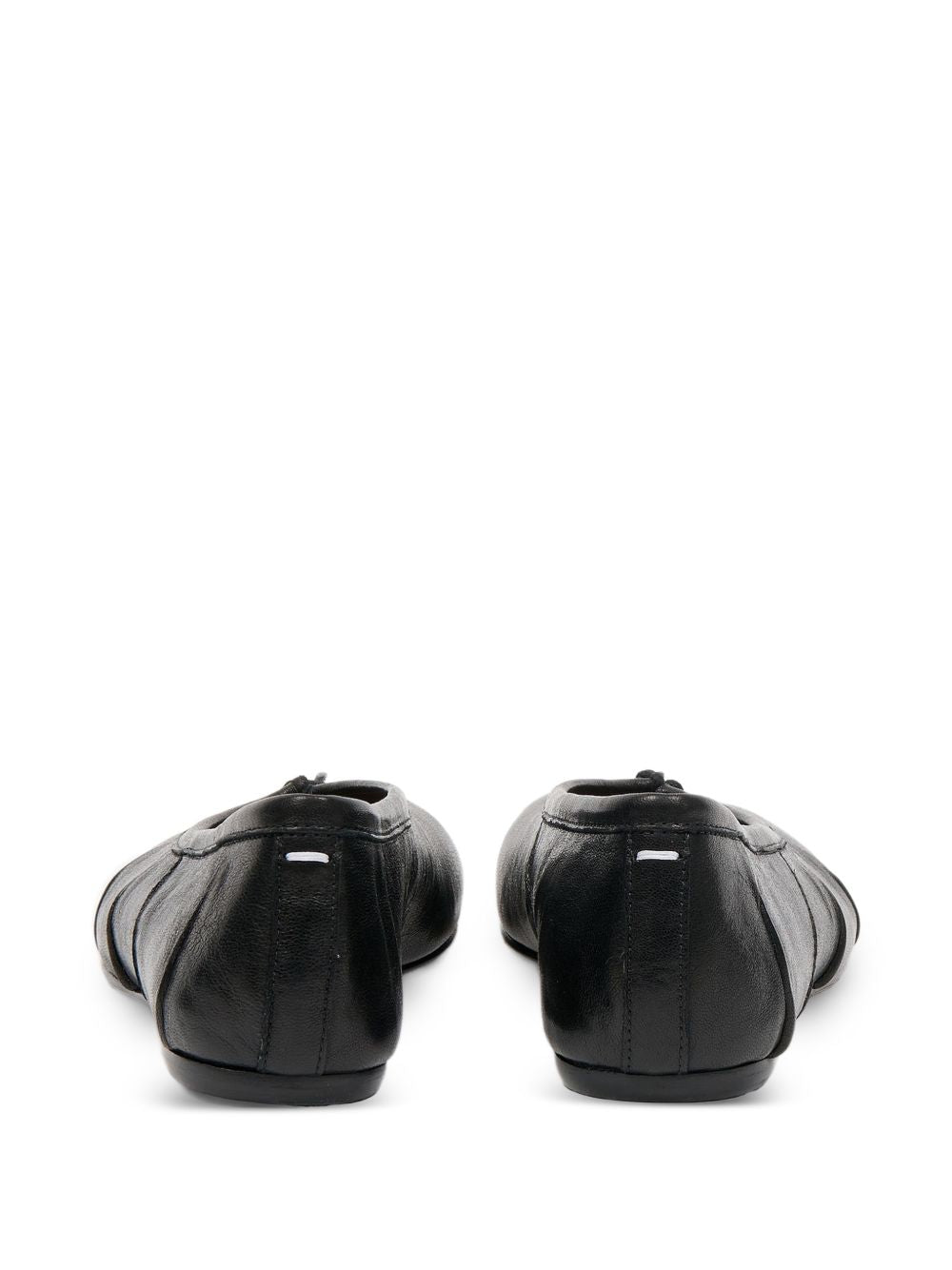 MAISON MARGIELA Ballerine Tabi in pelle nera