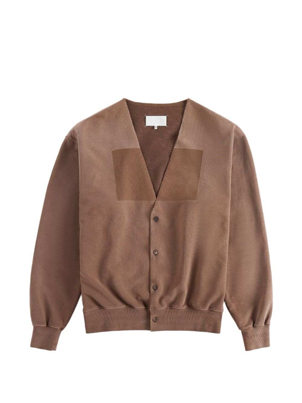 MAISON MARGIELA Cardigan in felpa di Cotone con Scollo a V
