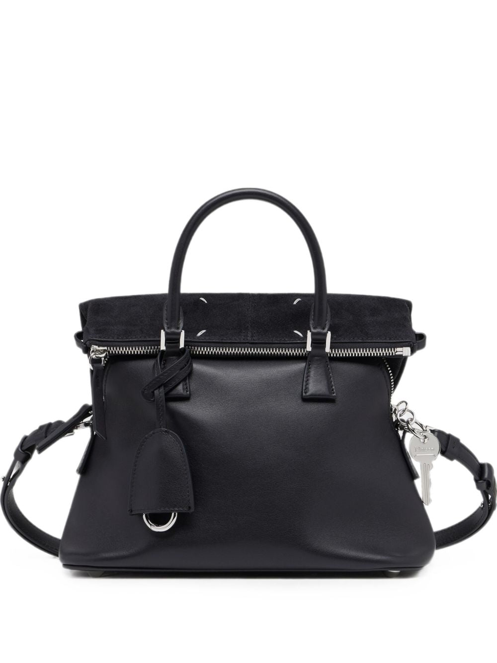MAISON MARGIELA Borsa a tracolla crossbody in pelle nera