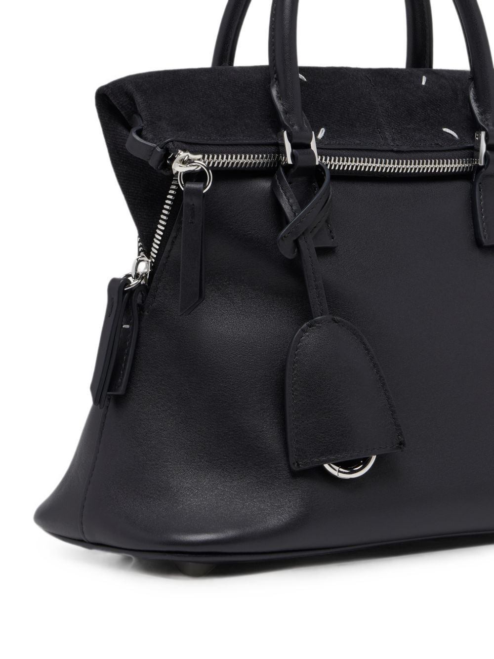 MAISON MARGIELA Borsa a tracolla crossbody in pelle nera