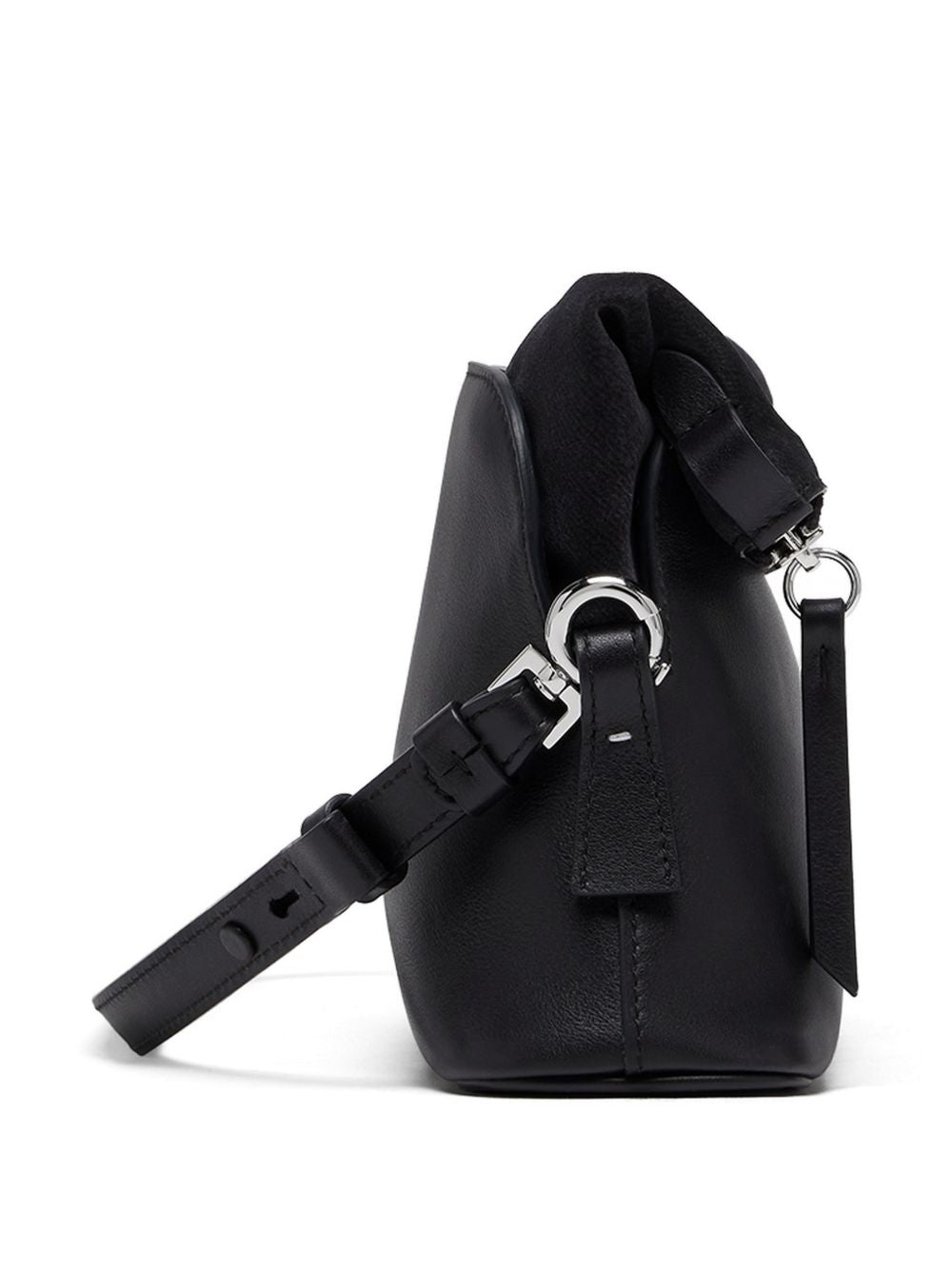 MAISON MARGIELA Borsa a tracolla crossbody nera in pelle