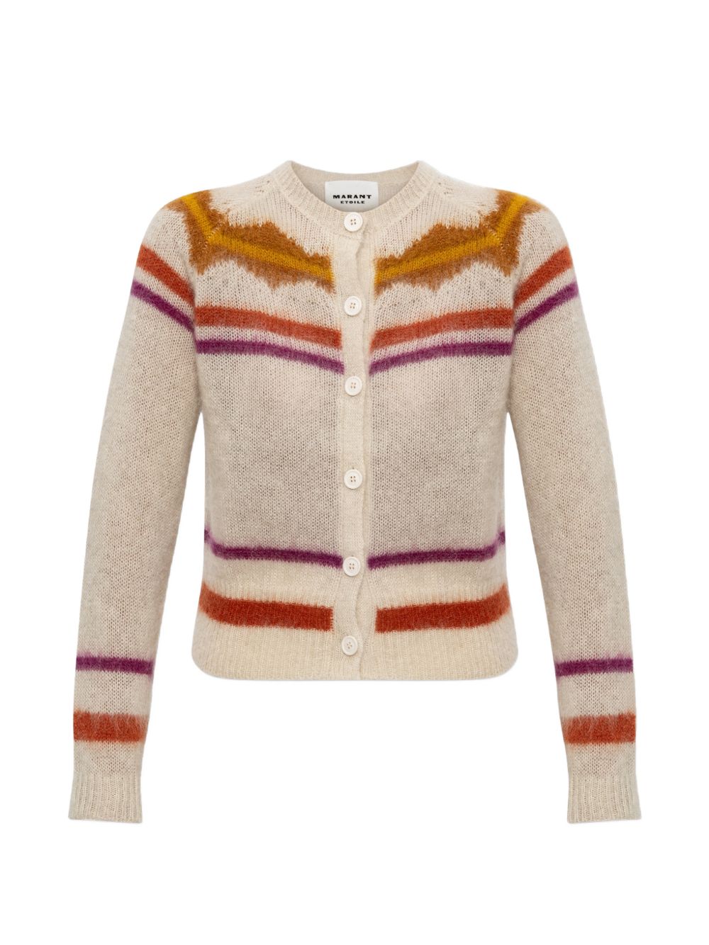 MARANT ETOILE Cardigan in maglia ecrù