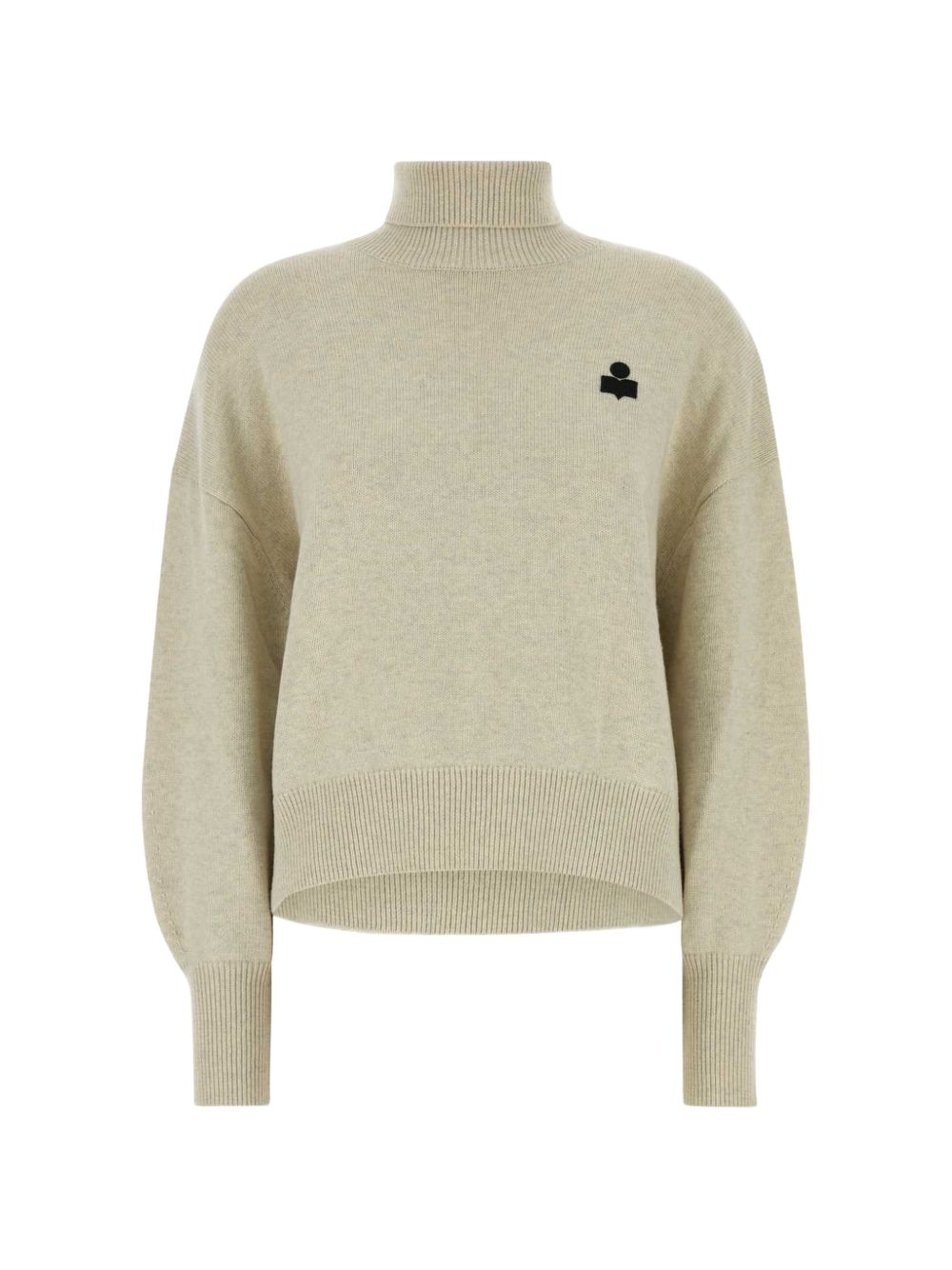 MARANT ETOILE Maglione Nasha beige a collo alto