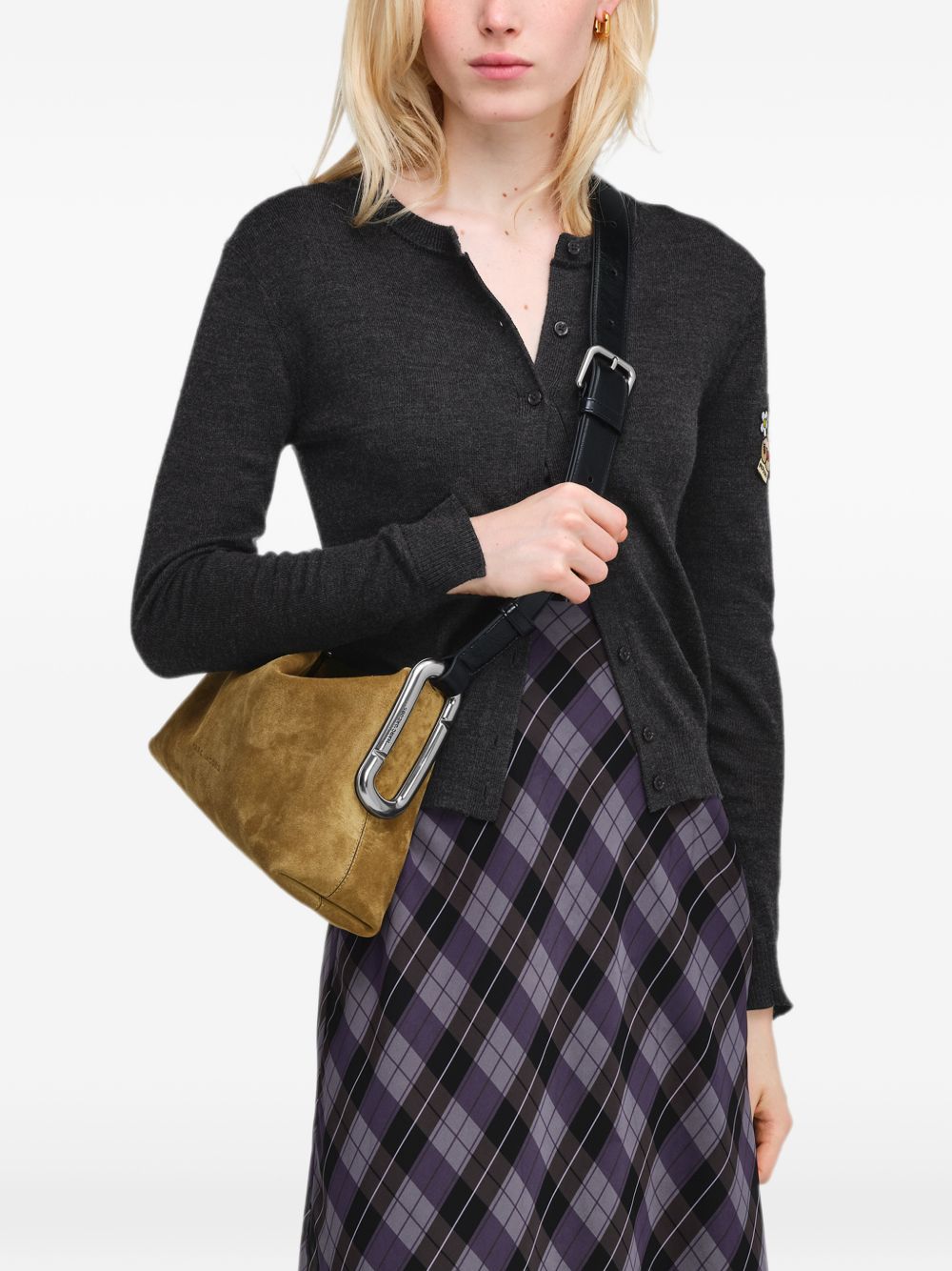 MARC JACOBS Borsa a spalla Scene media in suede