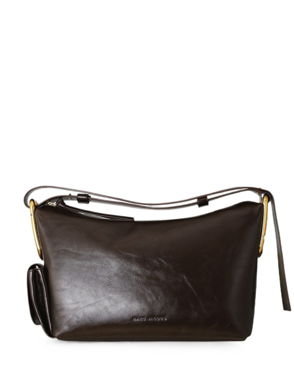 MARC JACOBS Borsa a spalla in pelle marrone scuro