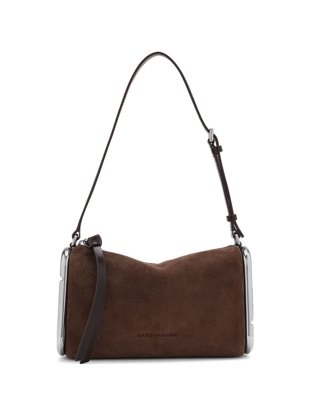 MARC JACOBS Borsa a spalla in pelle scamosciata marrone