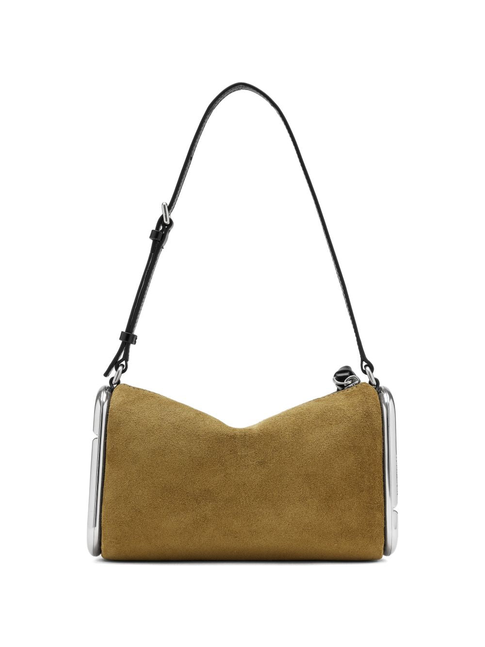 MARC JACOBS Borsa a spalla in pelle scamosciata beige scuro