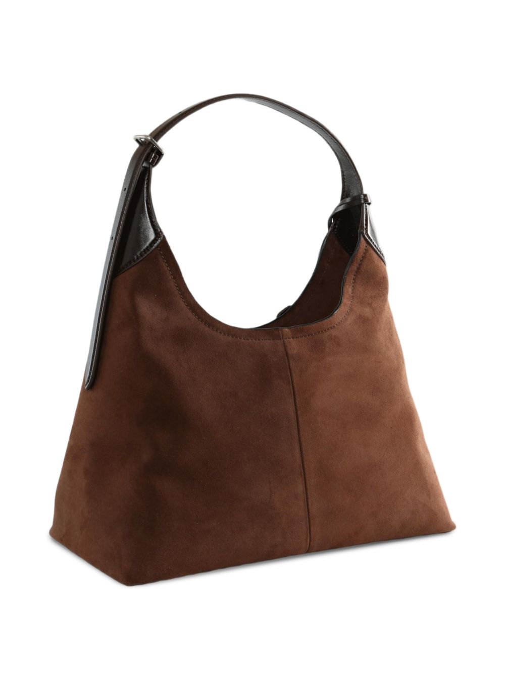 MARC JACOBS Borsa THE SACK BAG in pelle scamosciata marrone