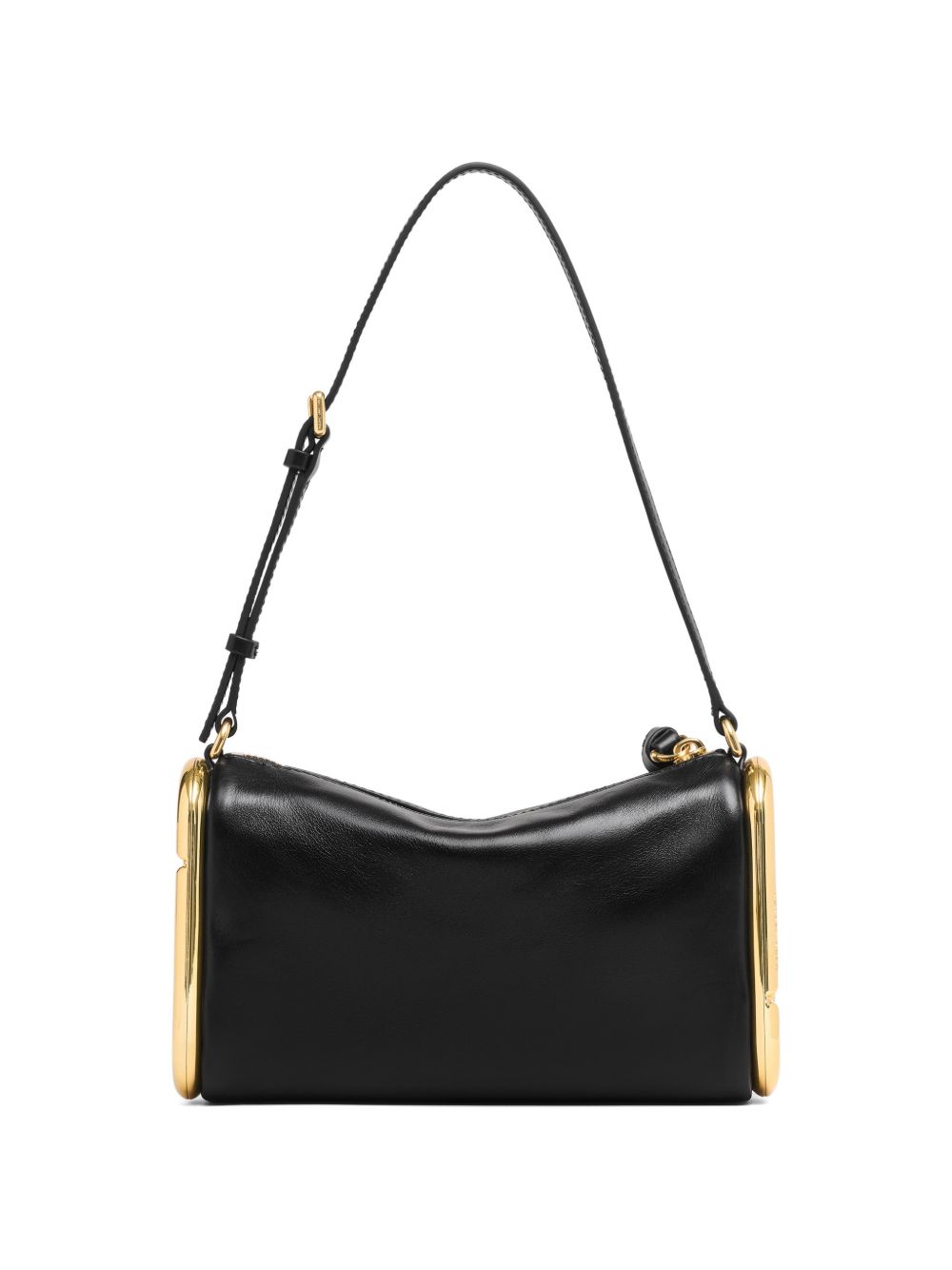 MARC JACOBS Borsa nera in pelle con dettagli dorati - Small