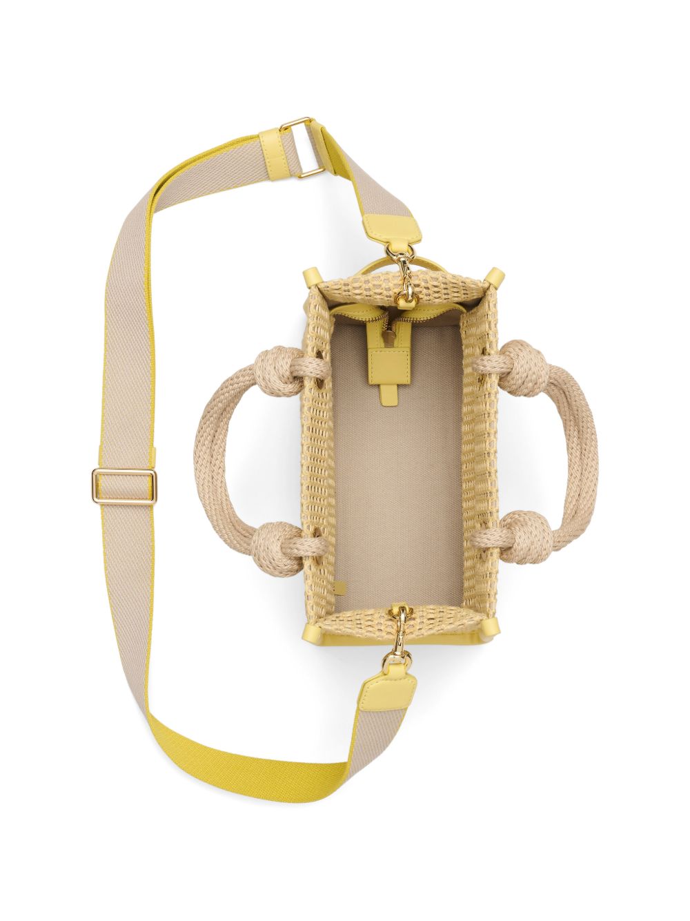 MARC JACOBS The Woven Rope Small Tote Bag in corda intrecciata