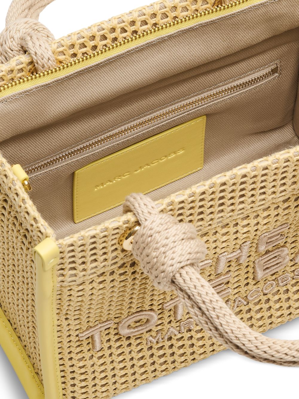 MARC JACOBS The Woven Rope Small Tote Bag in corda intrecciata