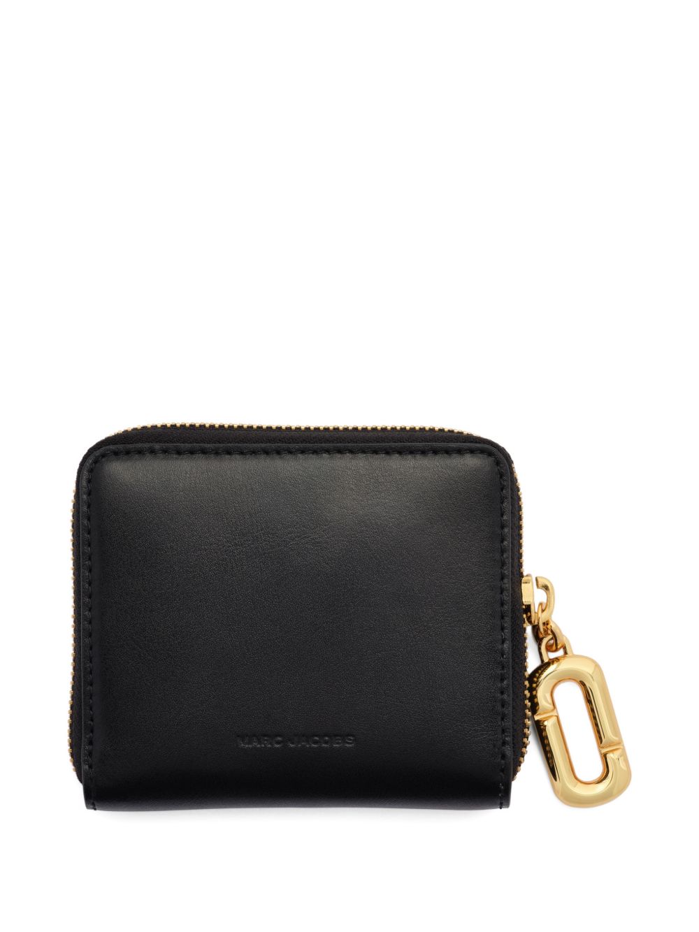 MARC JACOBS Portafoglio in pelle nera con logo