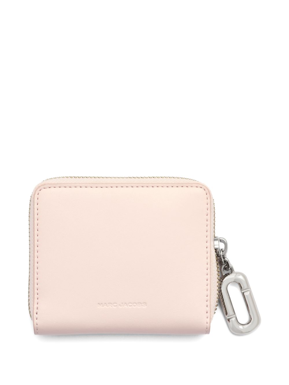 MARC JACOBS Portafoglio rosa con dettagli argentati