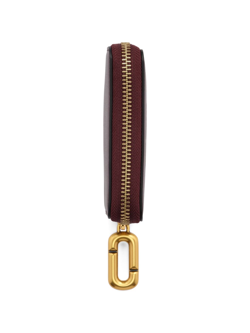 MARC JACOBS Portafoglio marrone in pelle con logo impresso