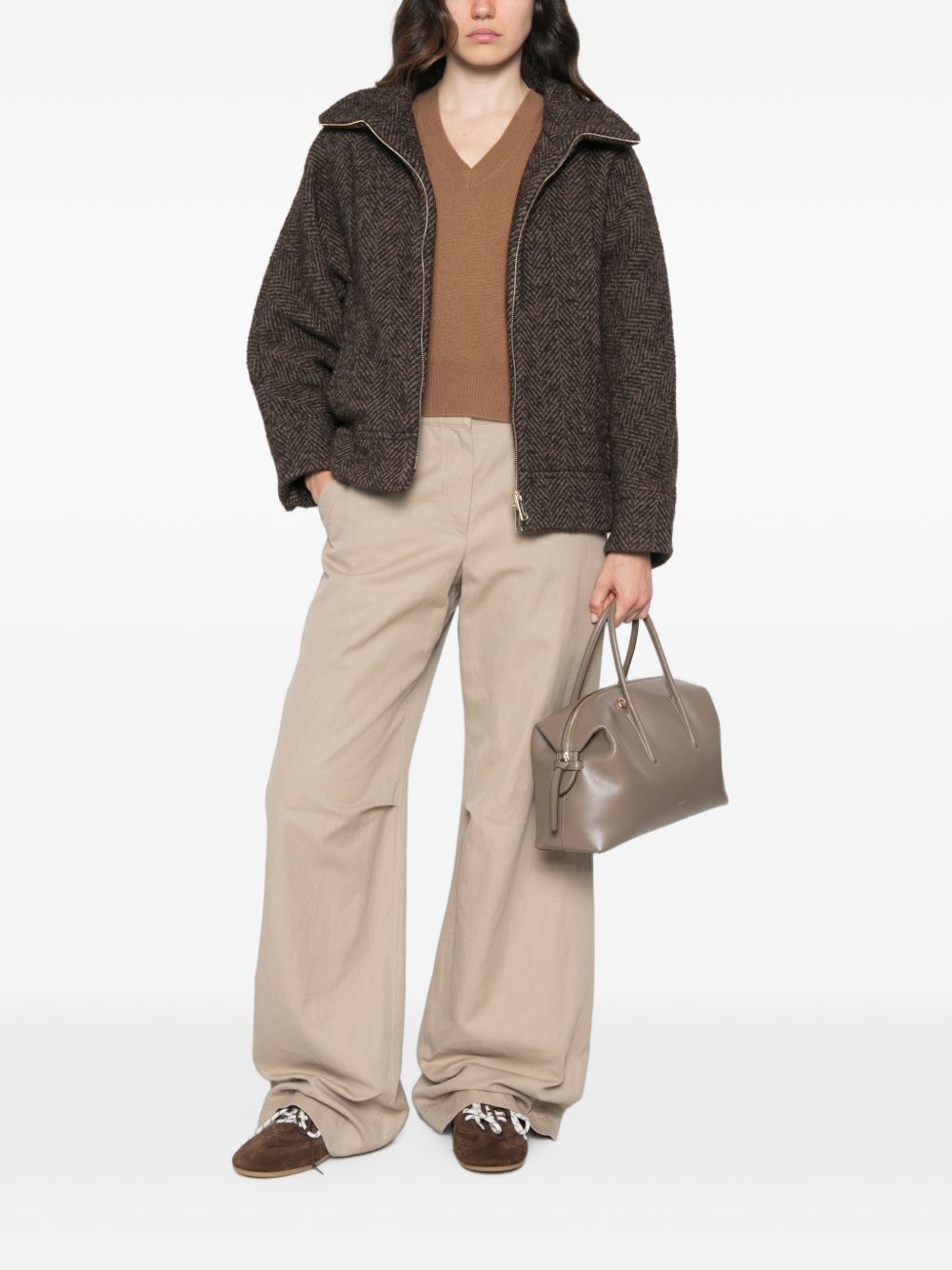 MARELLA SPORT Giacca giubbotto in lana con zip