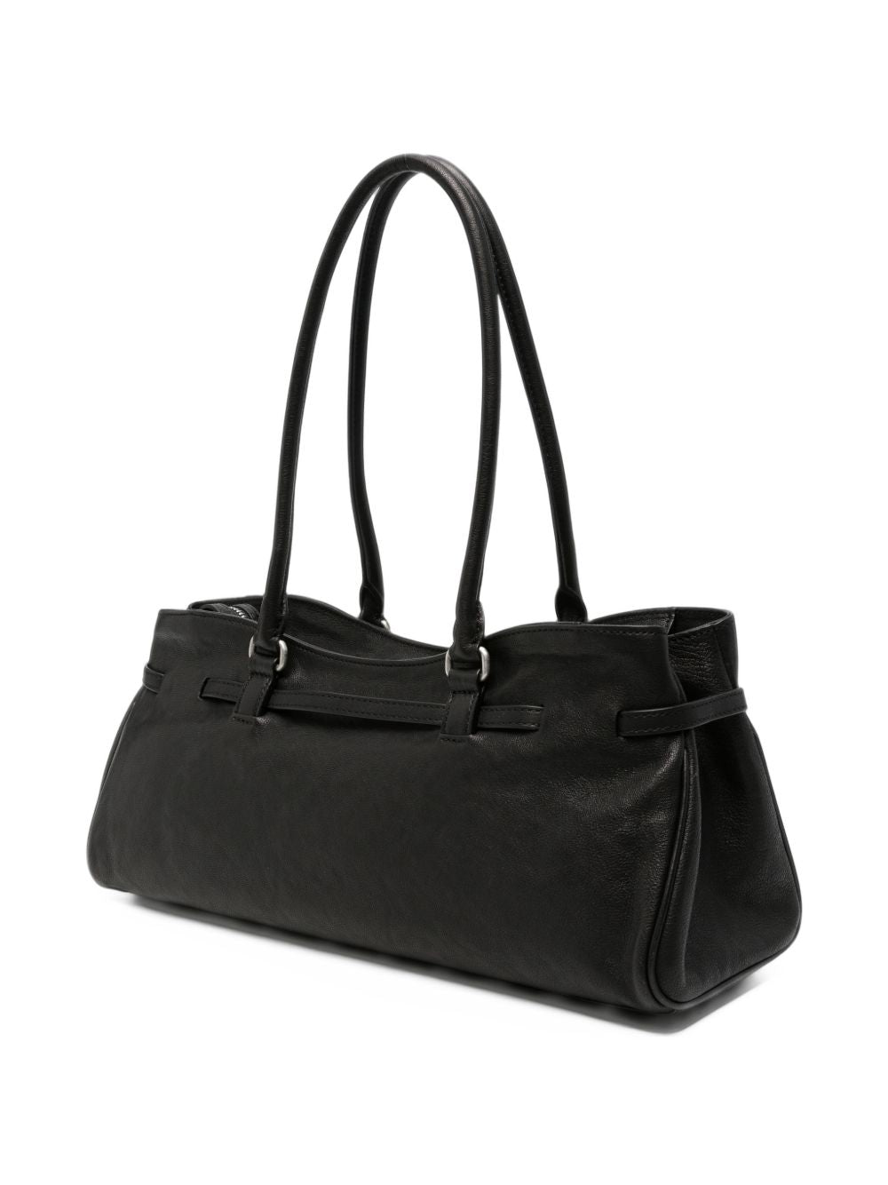 MARGESHERWOOD Borsa a spalla Soft Grandma nera in pelle