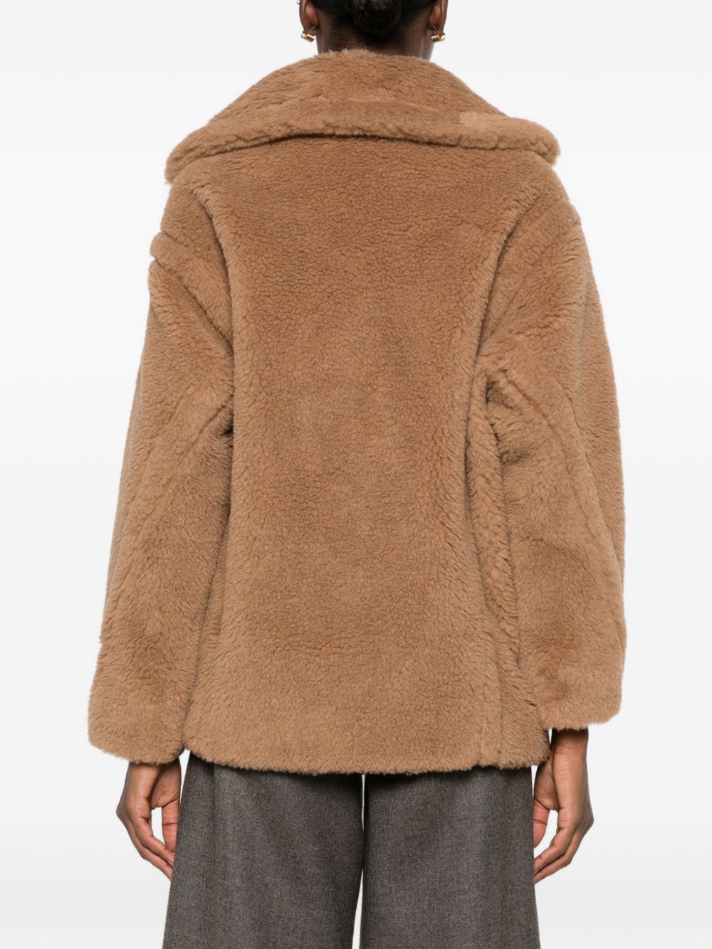 MAX MARA Cappotto corto Teddy Bear color cammello