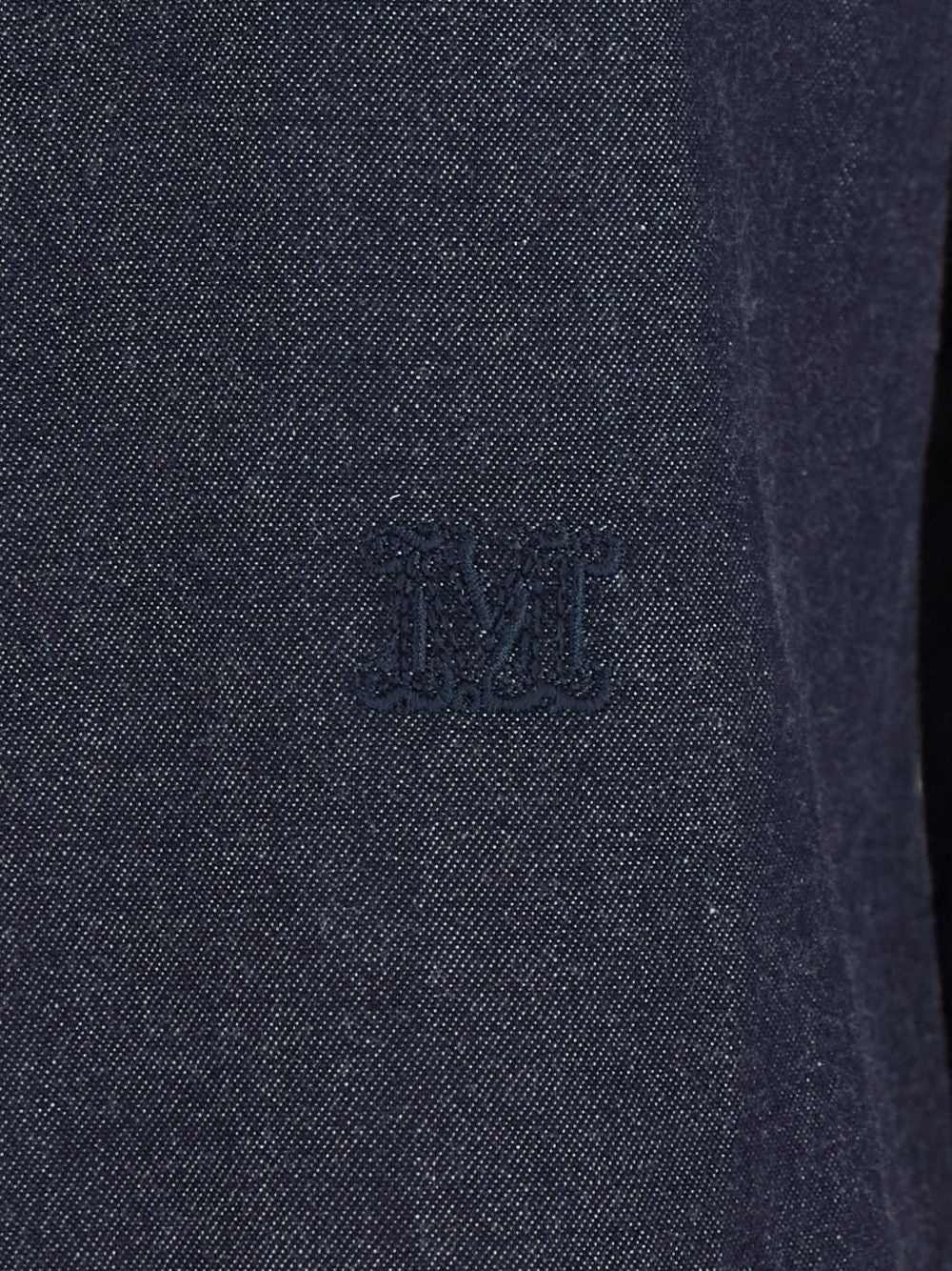 MAX MARA Camicia blu simil denim