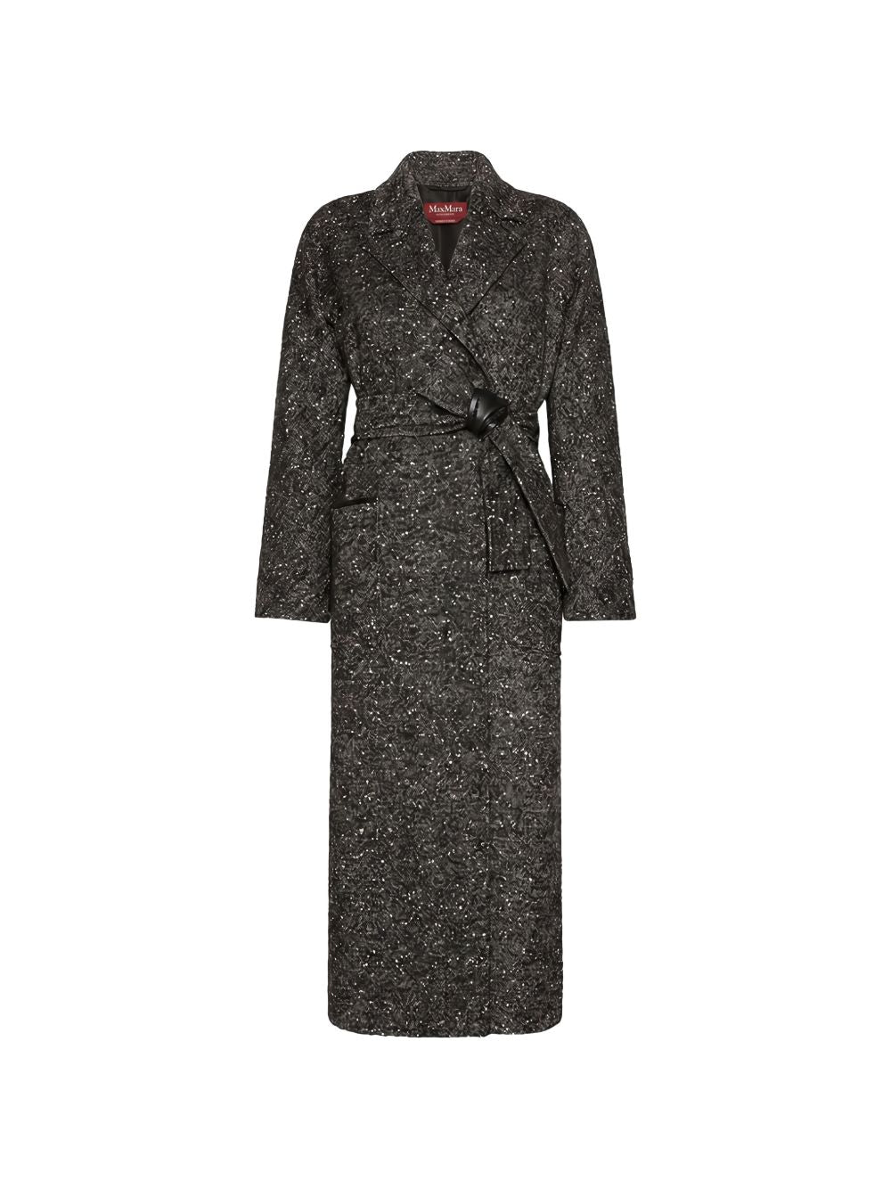MAX MARA STUDIO Cappotto a Vestaglia in Tweed