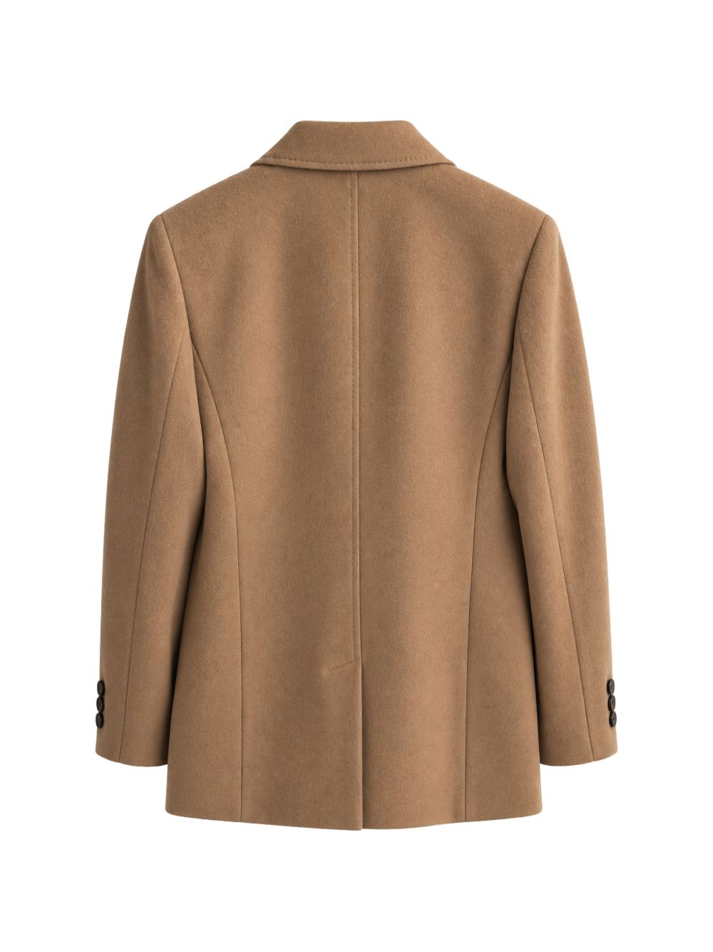 MAX MARA STUDIO Cappotto Corto Marrone in Lana