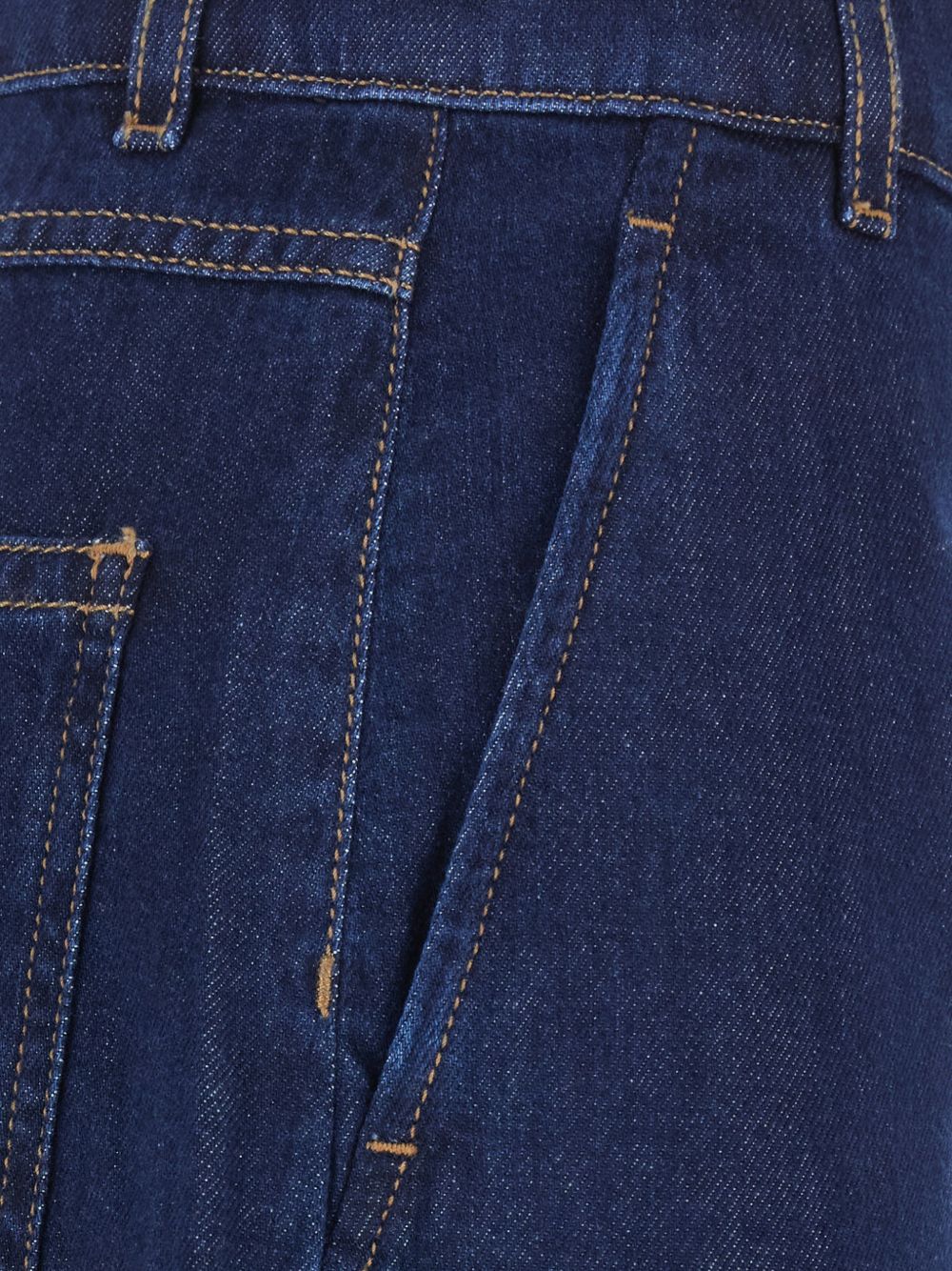 MAX MARA STUDIO Jeans blu Conico con tasche