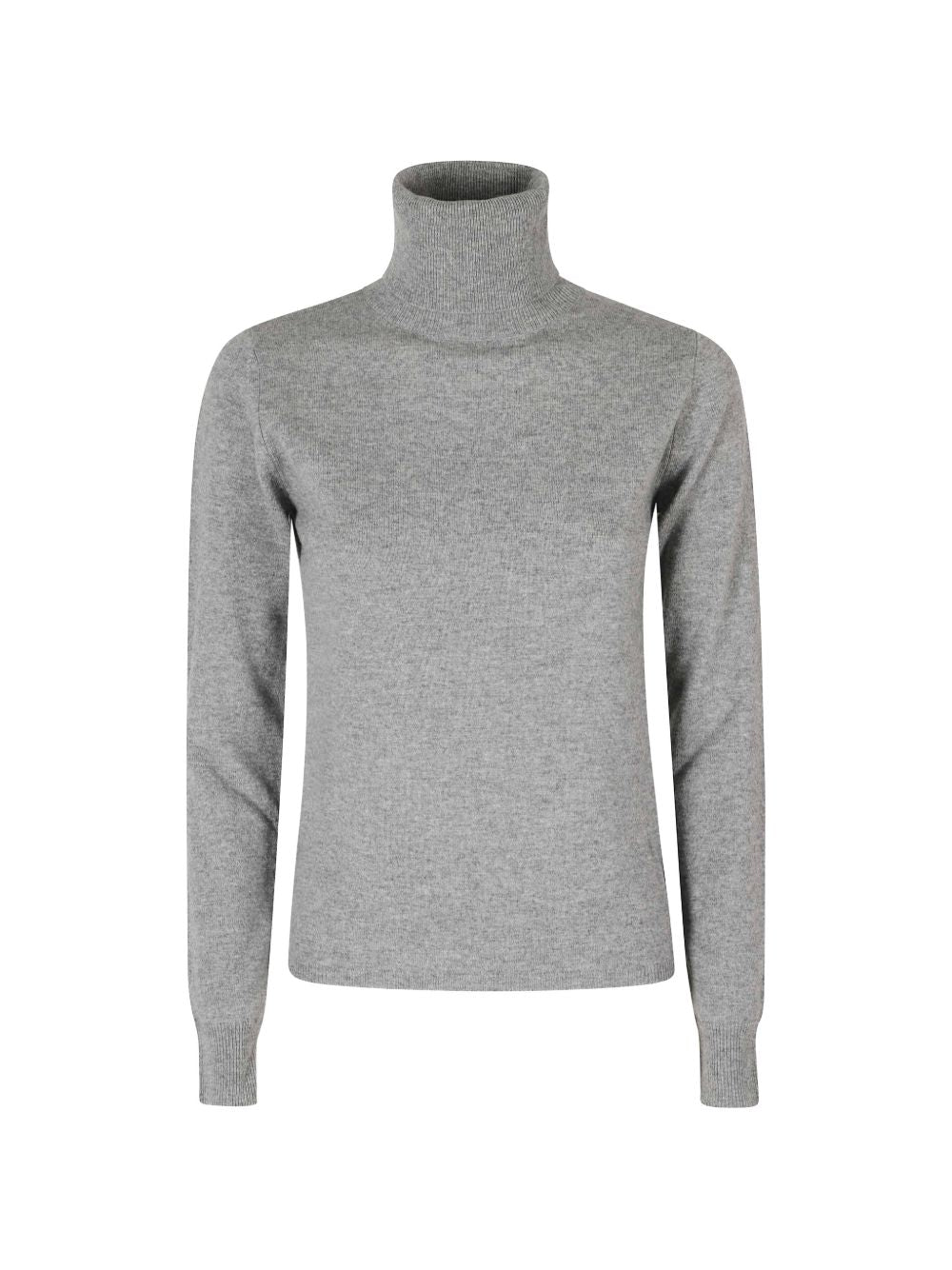 MAX MARA STUDIO Maglia a collo alto in lana misto cashmere grigia