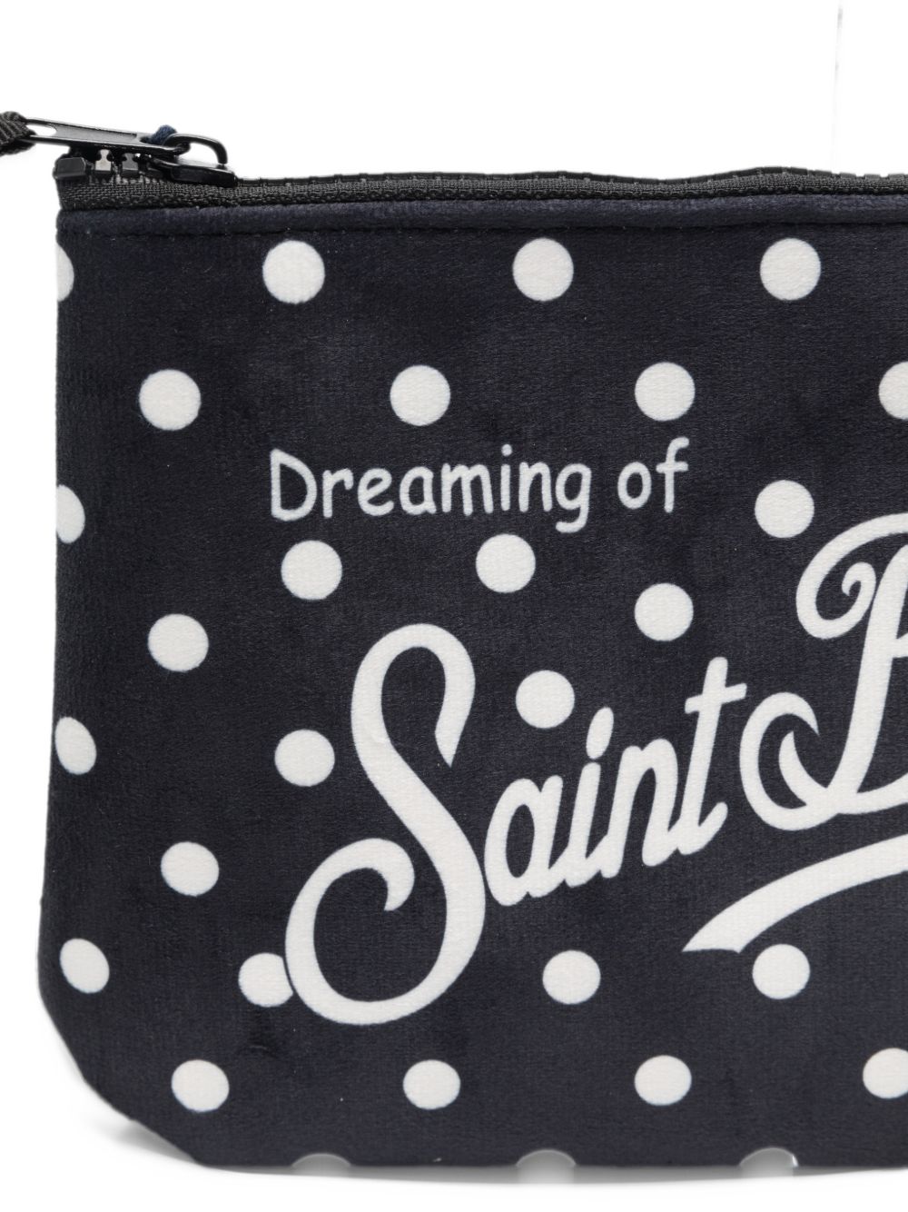 MC2 SAINT BARTH Pochette Aline nera a pois bianchi