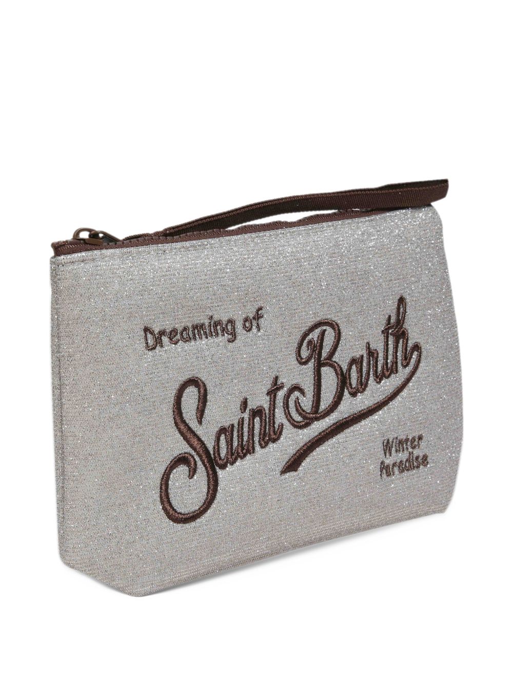 MC2 SAINT BARTH Pochette Aline Lurex con logo